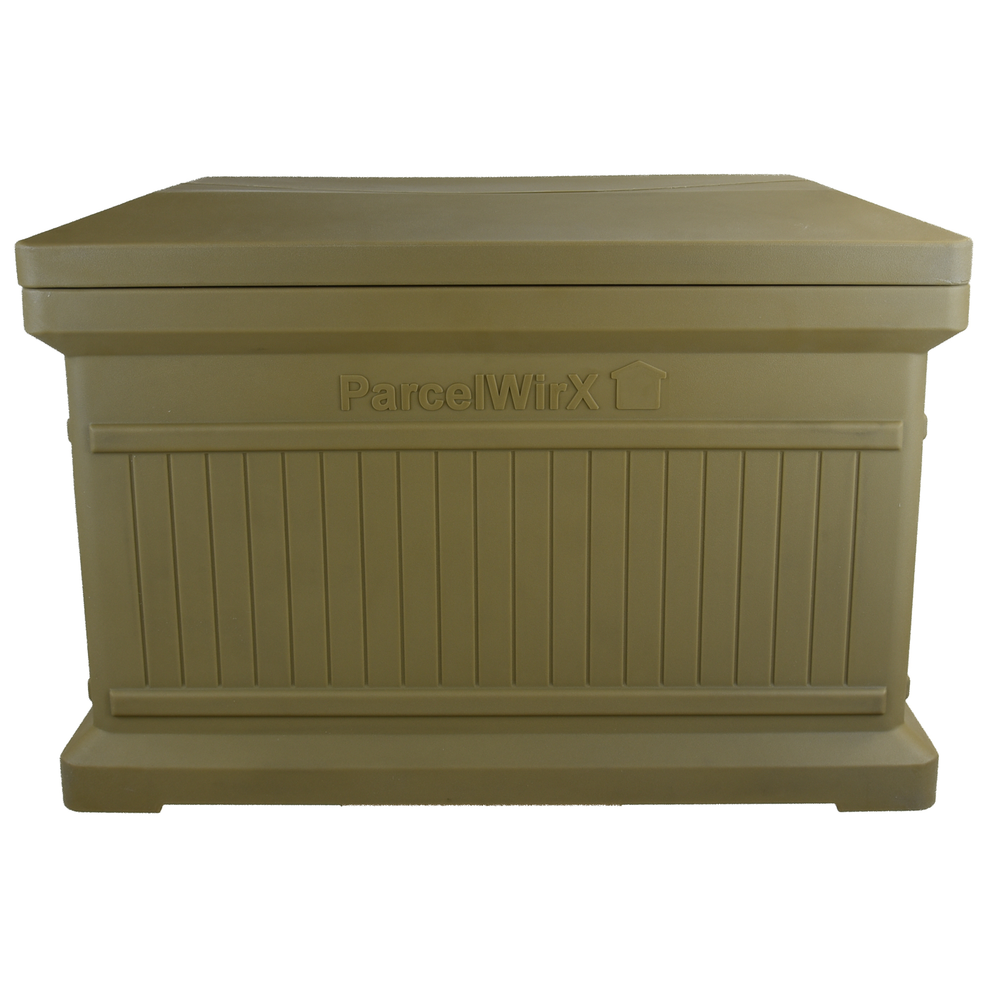 ParcelWirx Standard Horizontal Delivery Drop Box, Oak Finish, 33 1/2in.W x 18in.D x 23 3/16in.H, Model# 5502-00501A-54-81